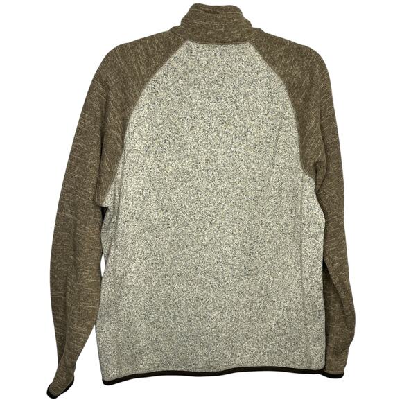 Patagonia Men's Medium Better Sweater 1/4 Zip 25523 Bleached Stone Pale Khaki - Picture 2 of 6